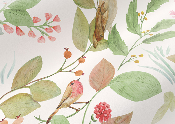 Hedgerow Velvet, Loralei - Roman Blind - Image 4